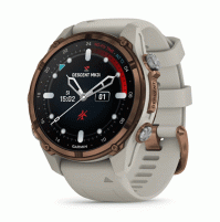 Descent Mk3i –43 mm -Bronze PVD titanium with French grey silicone band - 010-02753-14 - Garmin